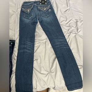 Miss Me straight leg denim jeans